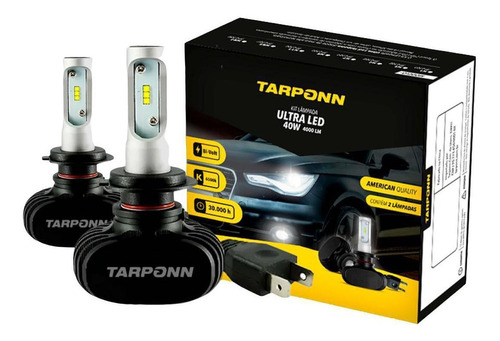 Kit Lâmpada Ultra Led H3 40w Tarponn