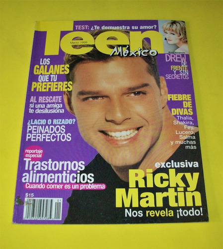 Ricky Martin Revista Teen Thalia Chayanne Fernando Carrillo