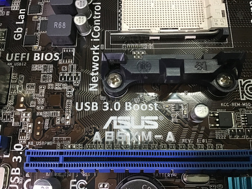 Tarjeta Madre Asus A85xm-a Socket Fm2 Ddr3 Cafe Con Azul (Usado)