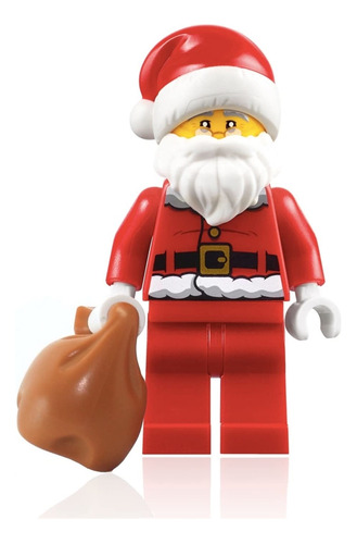 Minifigura De Adviento City Holiday - Santa Claus Con Gafas