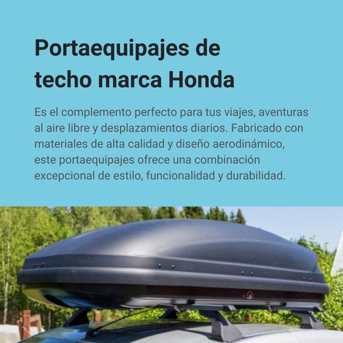 Portaequipajes De Techo Marca Honda