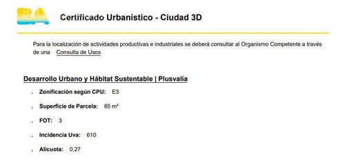 Terreno Venta Apto Para Desarrollo De Edificio / Saavedra
