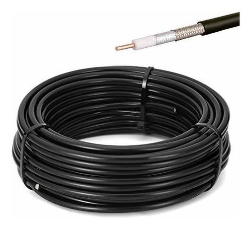 Rg58 Cable Coaxial 50 Pies Cable De Baja Pérdida Rg58 ...