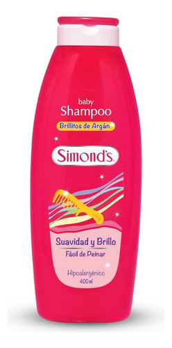 Shampoo Simond´s Baby, Brillitos De Argán 400ml (6u) 