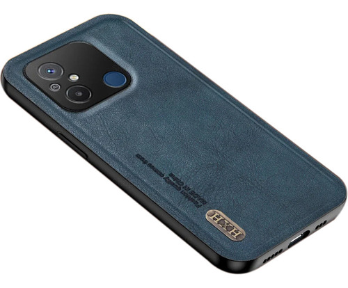 Funda Para Redmi 12c 11a 4g Mate Retro Simpleza Cuero