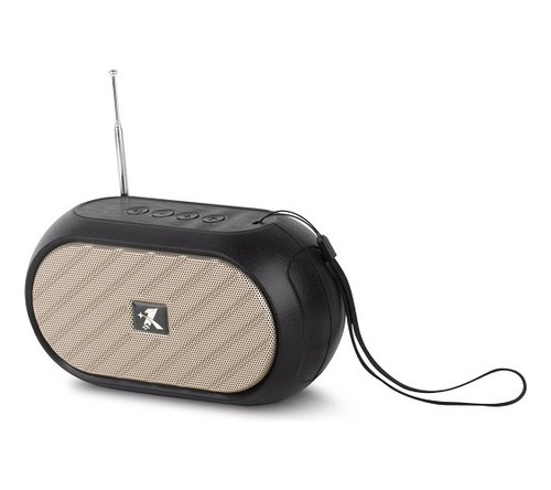 Parlante Portatil Bluetooth Aux Bt Usb Radio Fm Con Antena 