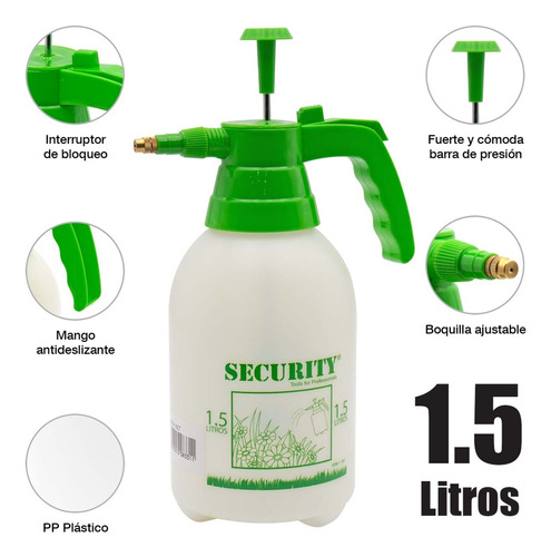 Atomizador O Rociador 1.5 Litros Security 