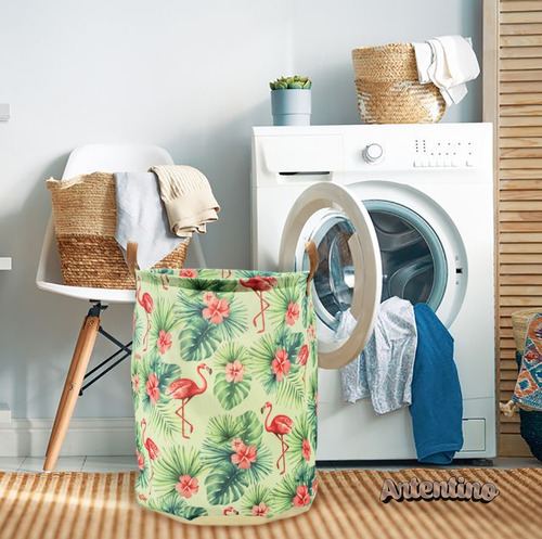 Imagen 2 de 5 de Canasto Ropa Cesto Organizador Bolso Big Impermeable Diseño