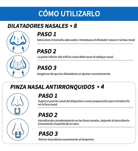 . Dilatadores Nasales(8) Respirar Mejor, Dormir Mejor 2024
