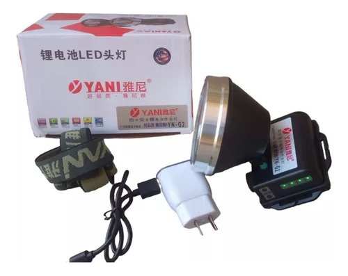 Linterna Yani Minera Yn-g2 Recargable  Sensor Movimiento