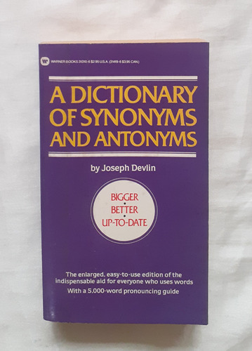 Dictionary Of Synonyms And Antonyms En Ingles Oferta