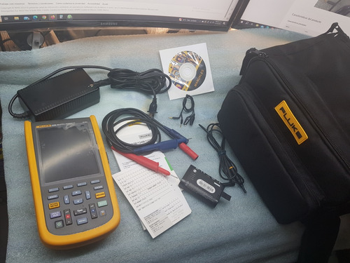 Fluke 123b Osciloscopio Indusctrial 2 Canales Color (Usado)