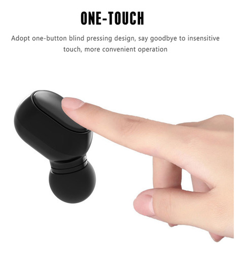 Audífonos Inalámbricos Negro In-ear Auriculares Bluetooth