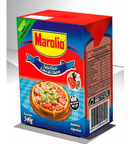 Pack X 3 Unid Salsa  Pizza Trecart 200 Gr Marolio Salsas