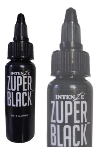 Tinta Tattoo Intenze Preto Tattoo Zuper Black 30ml Anvisa