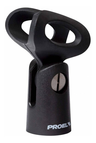 Soporte Para Microfono Clip De Abs 22-27 Mm, Proel Apm35s Color Negro