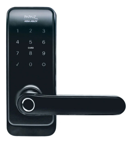 Fechadura Digital Papaiz Smart Lock Biometria Senha Sl205