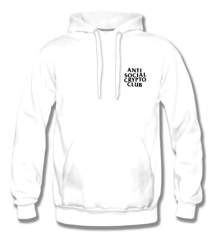 Sudadera Con Gorro Anti Social Crypto Club