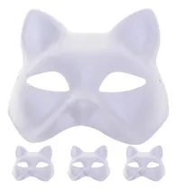 Comprar Halloween Mask Hand Painted Pulp Masks Mask Cat 4 Pcs