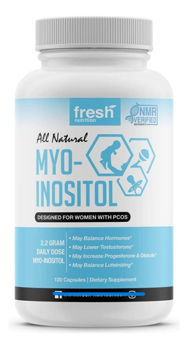 Fresh Nutrition Myo Inositol 2000mg - Vitaminas Cápsulas