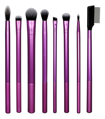 Set De Brochas Maquillaje Real Techniques Para Ojos (8p)