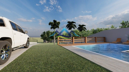 Imagem 5 de 10 de Chacara Em Condominio 4 Dorm Sendo 2 Suites, Piscina E Area Gourmet! - V-1306