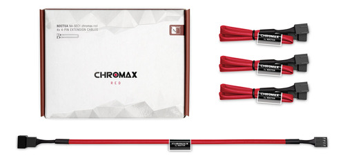 Noctua Na-sec1 Chromax.red Cabl Extension 3 Pine 4 (11,8 In