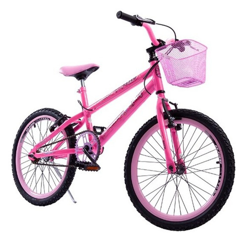 Bicicleta Infantil Colli Bike Jully 107-19d Aro 20 Com Cesta Cor Rosa