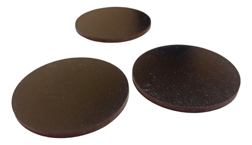 100 Círculos Durolac Negro 5 Cm X 3 Mm Pack
