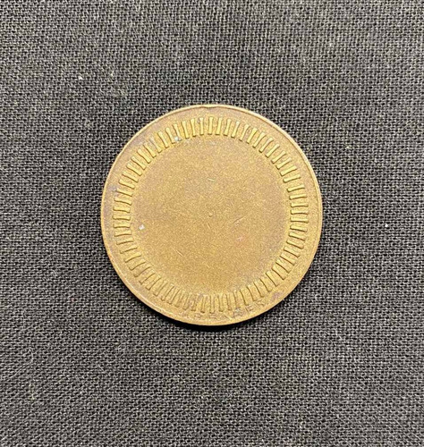 Imagen 3 de 4 de Ficha - Genérica De Cuño - Bronce - Valor 1 - Modulo 30