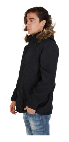 Campera Hombre Parka Capucha Desmontable Abrigo Colores