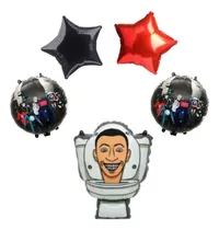 Comprar Set De 5 Globos Toilet Man - Skibidi Toilet