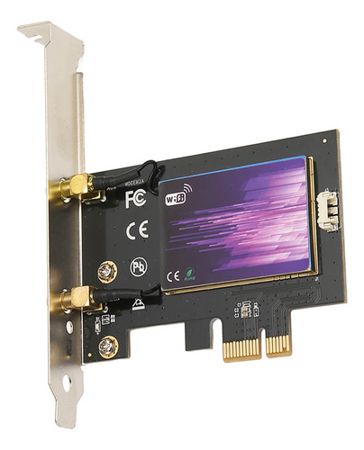 Adaptador De Red Inalámbrico Wifi 6 Pcie 3000 Mbps De Triple