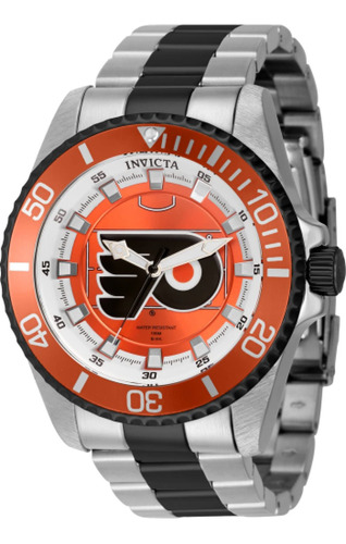 Reloj Invicta Nhl Philadelphia Flyers Para Hombre Con Esfera