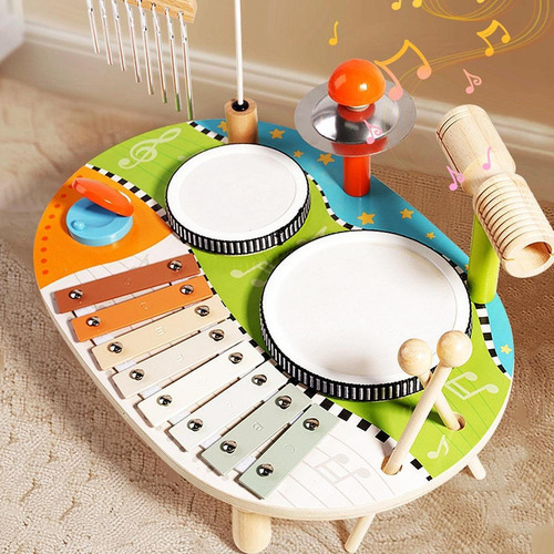Conjunto De Bateria Xilofone Para Crianças, Kits De Bateria