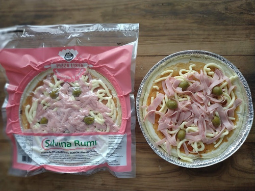 Pizza Lista De Muzza Y Jamon Sin Tacc Silvina Rumi 300 Gr