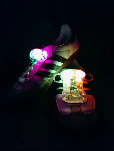 Cordones Luminosos Cotillon Led Colores Ajustable 4 Pares