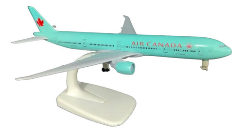 Avión Escala Air Canada Boeing 777 1/250 Base +llantas Metal