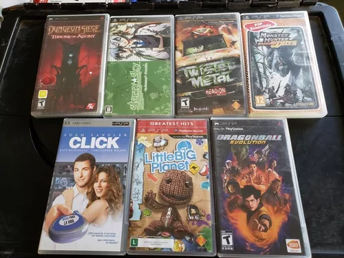 Lote Jogos Psp Originais Com 1 Lacrado Raros