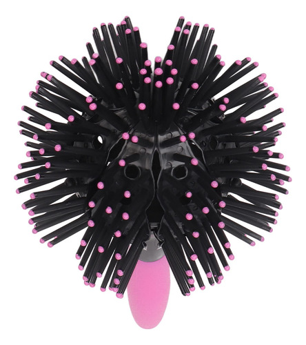 3d Bomb Curl Hair Brush, Peine De Pelo De Bola Redonda De