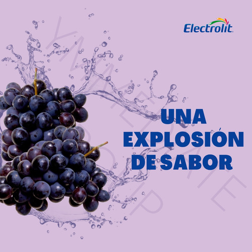 Electrolit Zero Suero Rehidratante Sabor Uva 625ml (12 Pack)
