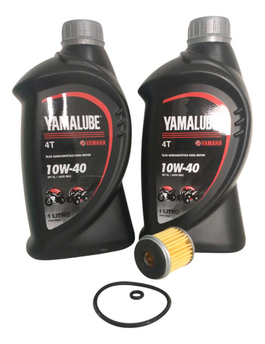 Óleo Yamalube 10w40 E Filtro Yamaha Ys 250 Fazer 2010 2011