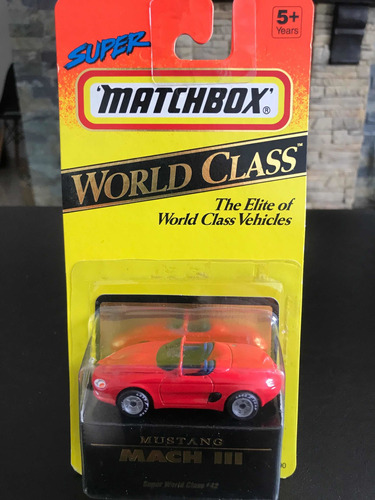 Matchbox World Class Mustang Mach Lll
