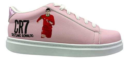 Tenis Bordados Cristiano Ronaldo Cr7 Para Niño Y Niña