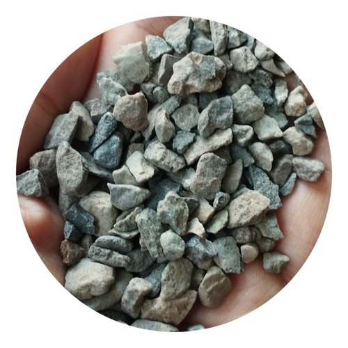 Piedra Confitillo Para Jardines - Saco De 40kg - Gris
