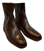 Comprar Bota Hombre Cuero Piel Abrigada Marron Goma Febo Confort