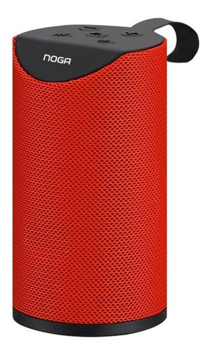 Parlante Inalámbrico Portatil Noga Ng-pk08 Color Rojo