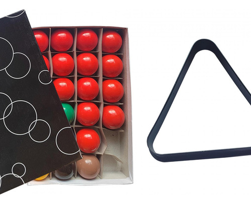 Set De 22 Bolas De Billar Mini Para Mesas 44 Mm Con Trípode