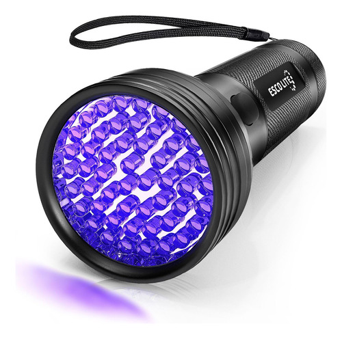 Escolite - Linterna Uv De Luz Negra, 51 Led De 395 Nm, Linte