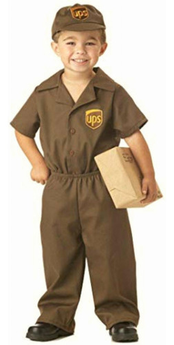 Ups Guy Boy's Costume, Large (4-6), One Color